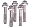 ARP 3/8 in.-24 RH Thread, 2.00 in 12 Point SS 300 Bolts - Set of 5