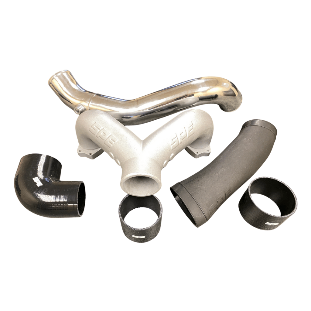 SPE Motorsport 2011–2026 6.7L Powerstroke Intake Piping Kit – Custom Powder Coated