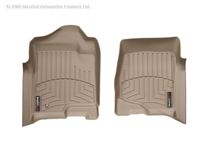 WeatherTech 07+ Chevrolet Silverado GMC Sierra Front FloorLiner - Tan