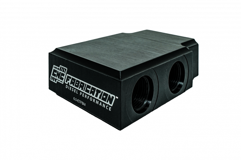 05-07 6.0L CNC Fabrication In-line Transmission Filter By-pass Manifold