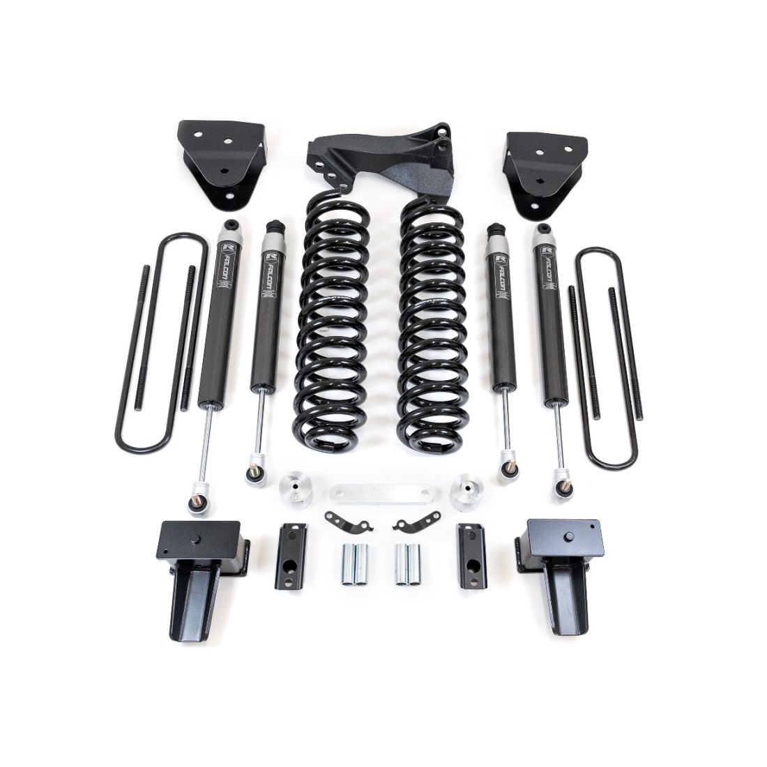 4" Coil Spring Lift Kit With Falcon Shocks - Ford Super Duty Diesel 4WD 2017-2022 F-350 And F-250