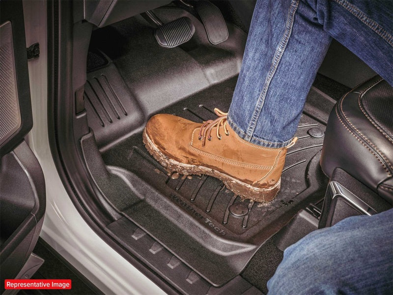 WeatherTech 17-19 Ford F-250/F-350/F-450/F-550 1st Row Front FloorLiner HP - Grey