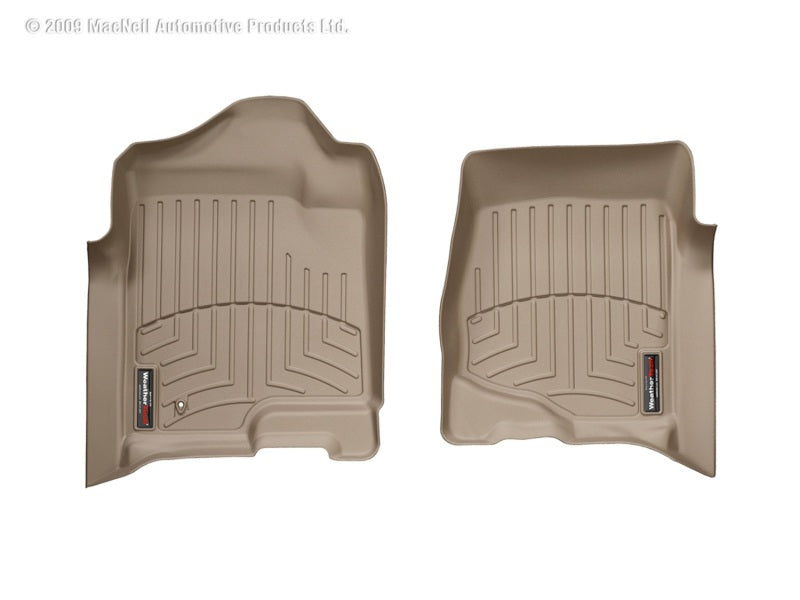 WeatherTech 07+ Chevrolet Silverado GMC Sierra Front FloorLiner - Tan