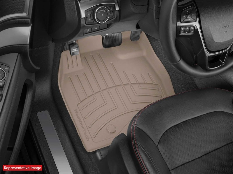 WeatherTech 17-19 Ford F-250/F-350/F-450/F-550 1st Row Front FloorLiner HP - Grey