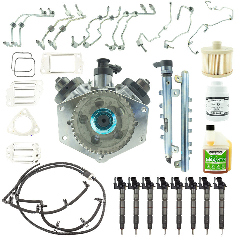Industrial Injection 11-16 Duramax 6.6L LML Bosch Disaster Kit With CP4 Fuel Pump