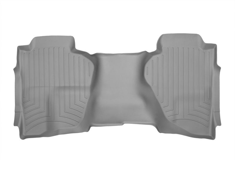 WeatherTech 2007+ GMC Sierra / Sierra Denali Rear FloorLiner HP - Grey