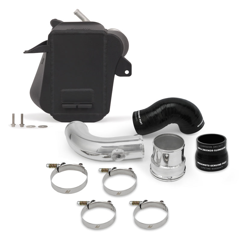 Mishimoto 2017-2019 Ford 6.7L Powerstroke Air-To-Water Intercooler - Micro-Wrinkle Black