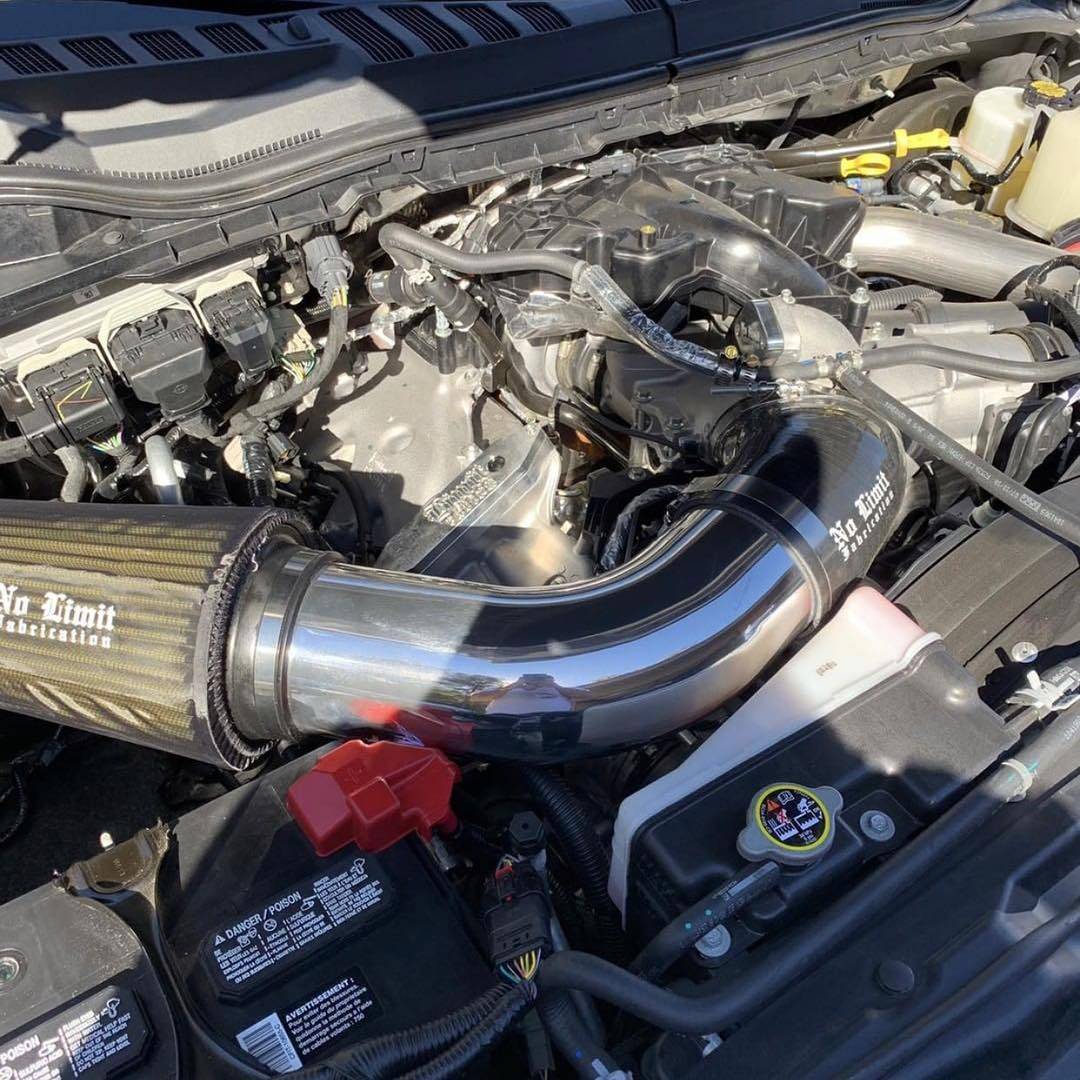 No Limit Fabrication 6.7 Powerstroke 17-19 Cold Air Intake Stage 2