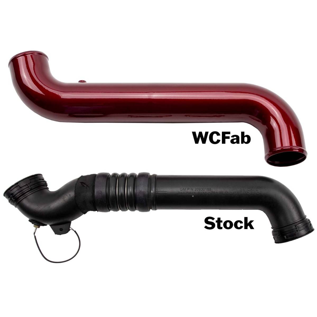 Wehrli 11-16 Duramax LML Passenger Side 3.5 in. Intercooler Pipe
