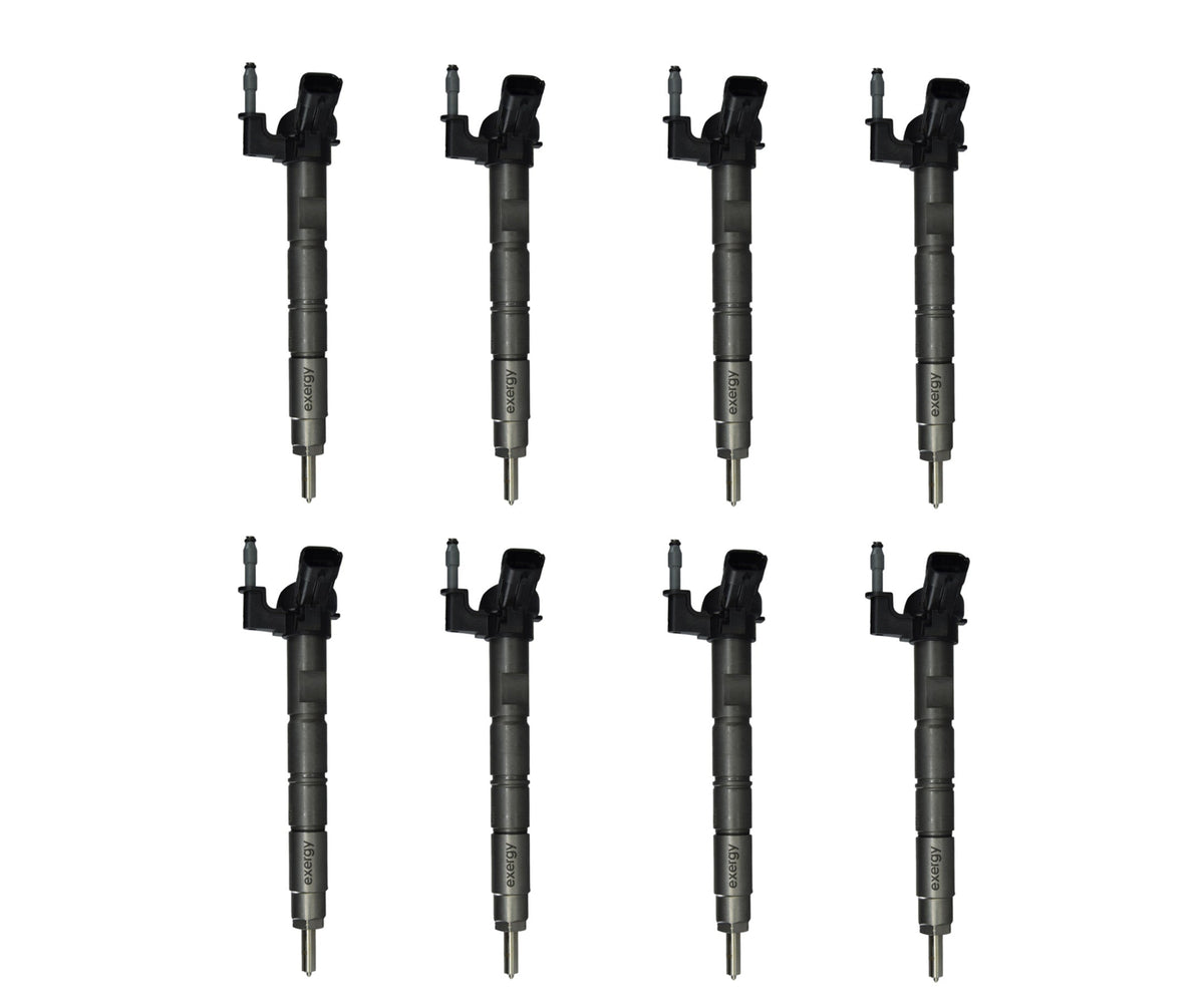 Exergy 11-16 Chevrolet Duramax 6.6L LML Reman 60% Over Injector - Set of 8