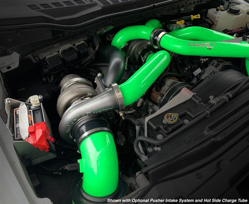 Pusher Compound Turbo System for 2017-19 Ford F250/350 6.7L Powerstroke Super Duty