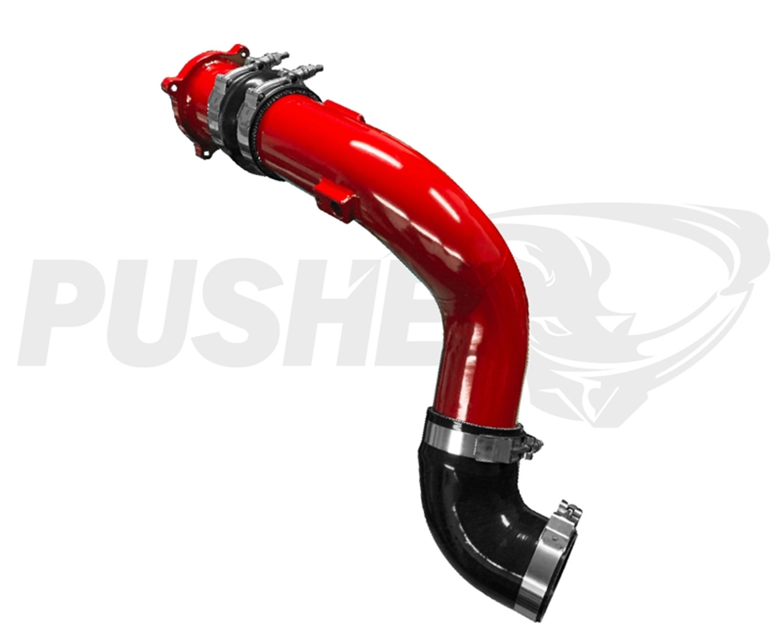 Pusher HD 3" Cold Side Charge Tube for 2011-16 Ford F250/350 6.7L Powerstroke w/ Throttle Valve Replacement