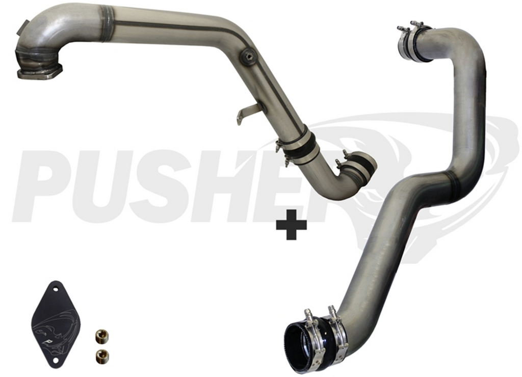Pusher Max HD Charge Tube Package for 2011-2016 Duramax LML Trucks