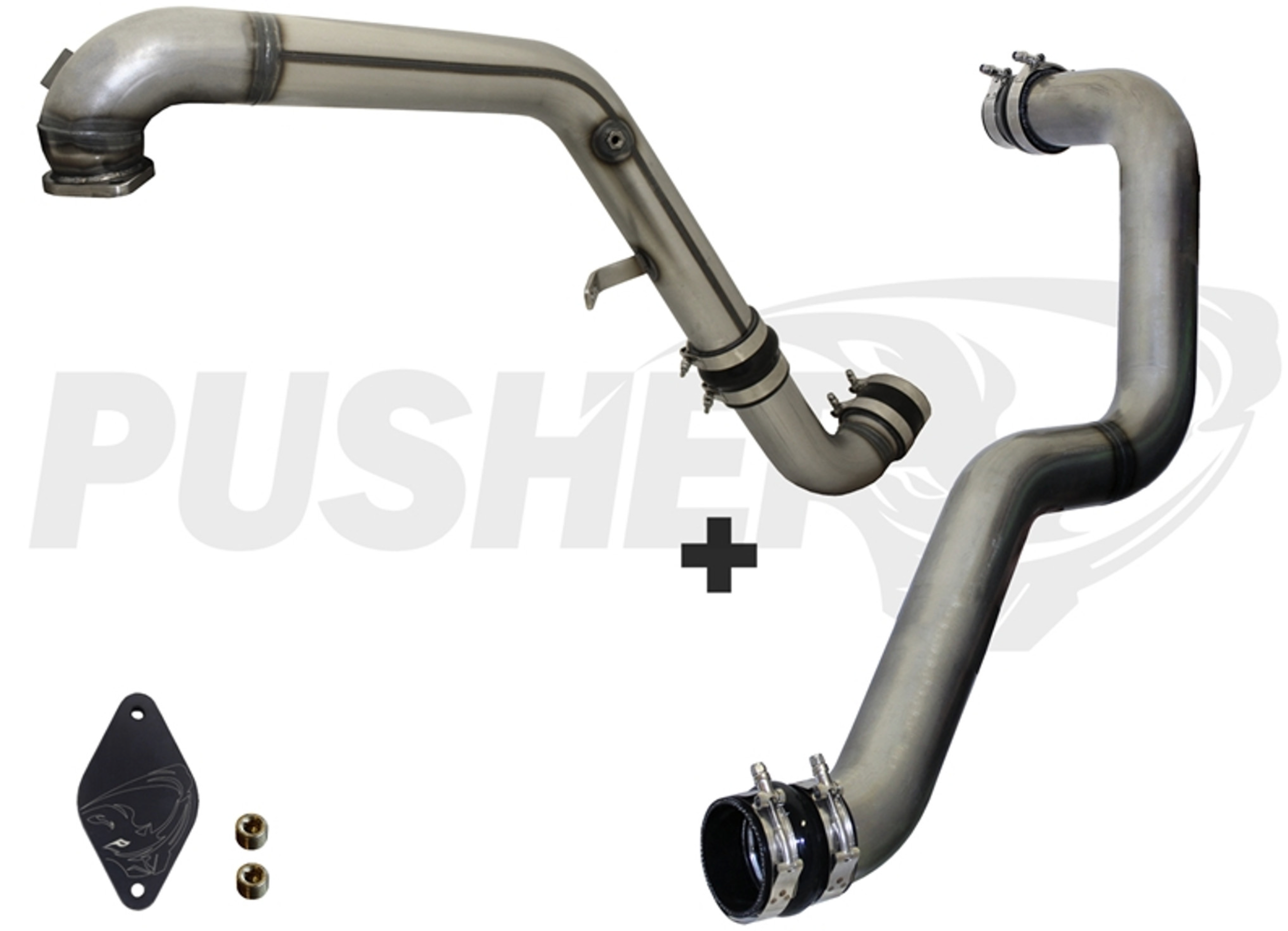 Pusher Max HD Charge Tube Package for 2011-2016 Duramax LML Trucks