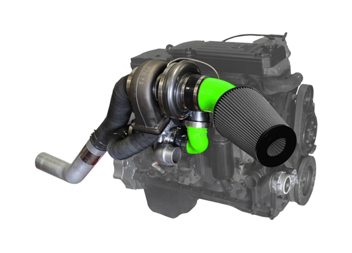 Pusher High Mount Compound Turbo System for 2010-2012 Ram 6.7L Cummins Trucks