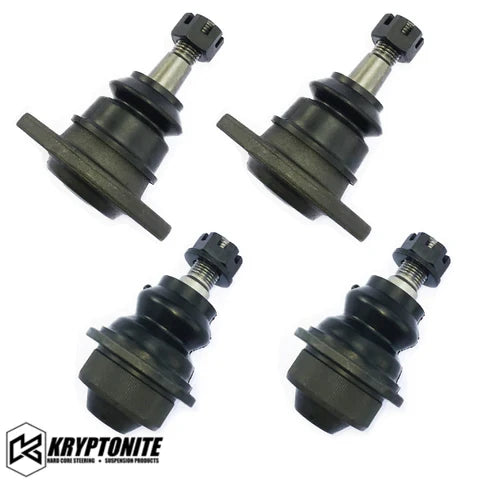 Kryptonite Upper And Lower Ball Joint Package Deal For Aftermarket Control Arms For 2001–2010 Chevy/GMC HD Trucks & Hummer H2