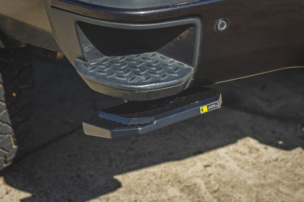 Rough Country Retractable Bed Step | Manual Pull | Chevy/GMC 2500HD/3500HD (15-19)