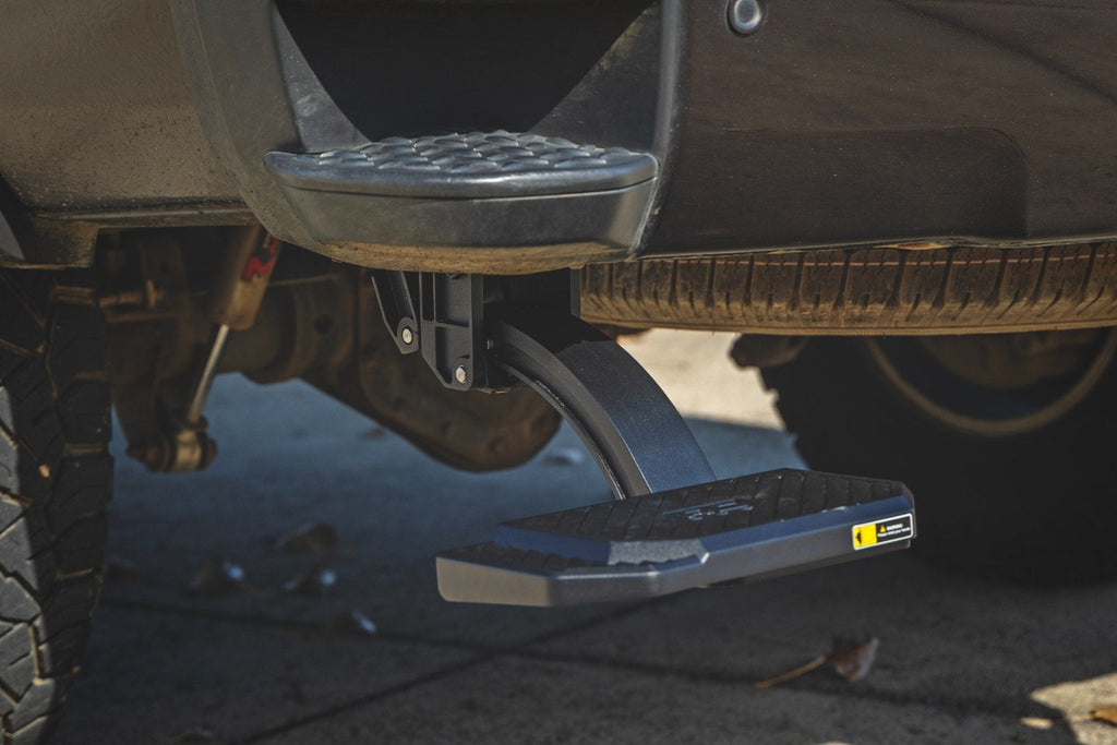Rough Country Retractable Bed Step | Manual Pull | Chevy/GMC 2500HD/3500HD (15-19)